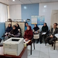 بازدید نظارت عالی از مرکز خدمات جامع سلامت شهید مفتاحی با هدف ارزیابی شاخص‌ها