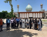 زیارت جمعی از کارکنان مرکز بهداشت شهدای انقلاب از حرم مطهر شاهچراغ (ع) به مناسبت دهه کرامت