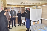 بازدید مشاور معاون بهداشت، از اتاق شیر مادر 